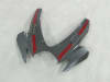 Motorcycle Fairings Kit - 2006-2007 Suzuki GSXR 600 750 Silver/Red Accents Fairings | NS60607-42 - Image 5 of 0