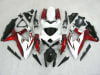 Motorcycle Fairings Kit - 2008-2010 Suzuki GSXR 600 750 White/Candy Red Motorcycle Fairing | NS60810-26 - Image 1 of 0