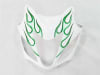 Motorcycle Fairings Kit - 2008-2020 Suzuki GSX1300R Hayabusa White/Green Flames Fairings | NSH0817-18 - Image 4 of 0