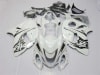 Motorcycle Fairings Kit - 2008-2020 Suzuki GSX1300R Hayabusa White/Black Kanji Fairings | NSH0817-39 - Image 1 of 0