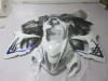 Motorcycle Fairings Kit - 2008-2020 Suzuki GSX1300R Hayabusa White/Blue OEM Style Fairings | NSH0817-46 - Image 2 of 0
