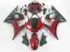 Motorcycle Fairings Kit - Yamaha 2003-2005 YZF R6 and 2006-2009 R6S Matte Black / Red Motorcycle Fairings | NY60305-34 - Image 1 of 0