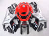 Motorcycle Fairings Kit - Silver Red OEM Style 1997-2007 Yamaha YZF 600R Motorcycle Fairings | NY69707-10 - Image 1 of 0