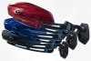 Roaring Toyz Black-Red Anodized Billet Convex Universal Mirrors (Product Code: RTU100JR) - Image 3 of 0