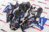 Motorcycle Fairings Kit - 2007-2008 Suzuki GSXR 1000 Black with Blue Fire Fairings | SZK12 - Image 3 of 0