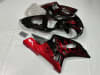 Suzuki GSXR 600 750 Red Flame Fairings - Image 2 of 0