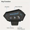 Wireless Motorcycle Helmet Earphone Headset – IP67 Waterproof, Hands-Free Call Kit, Stereo Music Player - Image 2 of 0