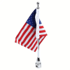 Motorcycle Flagpole for Harley – Vertical USA Flag Luggage Rack Mount for Touring, Road Glide, Sportster XL883 & 1200 - Image 4 of 0
