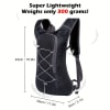 2L Hydration Pack Water Bladder Bag – Ideal for Cycling, Hiking, and Running - Image 4 of 0