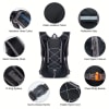 2L Hydration Pack Water Bladder Bag – Ideal for Cycling, Hiking, and Running - Image 5 of 0