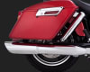 Harley Dyna Twin Slash 2-Into-1 Slip-On Chrome Exhaust - Image 4 of 0