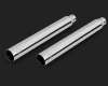 Harley Dyna Straightshots HS Slip-Ons Chrome Exhaust - Image 2 of 0