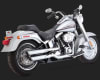 Harley Softail Twin Slash 3" Slip Ons Exhaust - Image 1 of 0