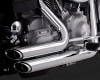 Harley Dyna Shortshots Staggered Chrome Exhaust - Image 2 of 0