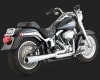 Harley Softail Chrome Pro Pipe Exhaust - Image 1 of 0