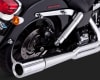 Harley Dyna Pro Pipe Chrome Exhaust - Image 4 of 0