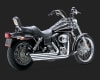 Harley Dyna Big Shots Staggered Exhaust - Image 1 of 0