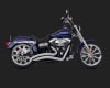Harley Dyna Big Radius 2-Into-2 Chrome Exhaust - Image 3 of 0
