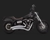 Harley Dyna Super Radius Chrome Exhaust - Image 2 of 0