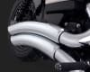 Harley Dyna Super Radius Chrome Exhaust - Image 4 of 0