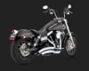 Harley Dyna Big Radius 2-Into-2 Chrome Exhaust - Image 1 of 0