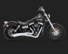 Harley Dyna Big Radius 2-Into-1 Chrome Exhaust - Image 3 of 0