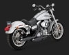 Harley Dyna Twin Slash 3" Slip-Ons Black Exhaust - Image 1 of 0