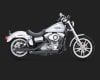 Harley Dyna Twin Slash 3" Slip-Ons Black Exhaust - Image 3 of 0