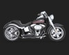 Harley Softail '86-'11 Shortshot Staggered Exhaust - Image 2 of 0