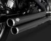 Harley Dyna Big Shot Staggered Black Exhaust - Image 4 of 0