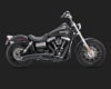Harley Dyna Big Radius 2-Into-1 Black Exhaust - Image 3 of 0