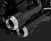 Harley Dyna Hi-Output Grenades 2-Into-2 Black/Pearl Nickle Exhaust - Image 2 of 0