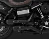 Harley Dyna Hi-Output Grenades 2-Into-2 Black Exhaust - Image 3 of 0