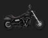 Harley Dyna Hi-Output Grenades 2-Into-2 Black Exhaust - Image 4 of 0