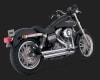 Harley Dyna Big Shot Staggered 2-Into-2 Exhaust - Image 1 of 0