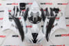 Motorcycle Fairings Kit - 2006-2007 White/Charcoal Yamaha YZF R6 Motorcycle Fairings | YMA27 - Image 1 of 0