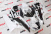 Motorcycle Fairings Kit - 2006-2007 White/Charcoal Yamaha YZF R6 Motorcycle Fairings | YMA27 - Image 2 of 0
