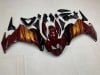 Motorcycle Fairings Kit - Yamaha FZ6R 2009-2010 Black/Maroon Accents Motorcycle Fairings | YMA40 - Image 3 of 0