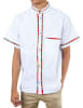 Men's Fiesta Button Down Shirt - White - Image 1 of 0