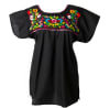Mexican Embroidered Pueblo Blouse - Black - Image 1 of 0