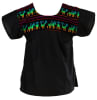 Tribal Mexican Blouse - Black - Image 1 of 0