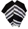 Mexican Wide Western Poncho - Black - Image 1 of 0