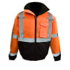 Radians SJ11QB Class3 High Visibility Weatherproof Bomber Jacket with Quilted Built-in Liner - Orange - Image 1 of 0