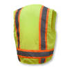 Radians SV6 Two Tone Surveyor Type R Class 2 Solid/Mesh Safety Vest - Green - Image 2 of 0
