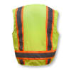 Radians SV6 Two Tone Surveyor Type R Class 2 Solid/Mesh Safety Vest - Green - Image 4 of 0