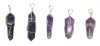 Natural Amethyst Quartz Crystal Point Pendant - Image 2 of 0