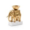 Tusker Statue, Gold Leaf - Image 1 of 0