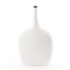 Vence Medium Vase, Blanc de Chine and Dark Amber - Image 1 of 0