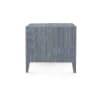 Madeline 3-Drawer Side Table, Colonial Blue Shimmer - Image 2 of 0
