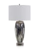 Sapphire and Silver Glaze Table Lamp - Image 1 of 0